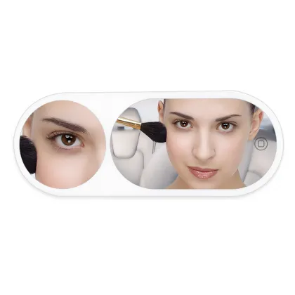 Customize Logo Lumineux Maquillage Miroir: LED Makeup Mirror for Car