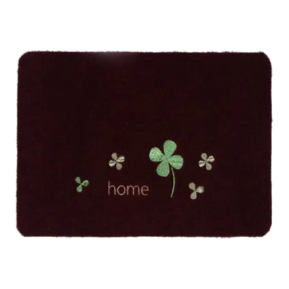 The best custom design embroidery logo door mat