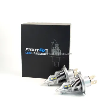 LUXFIGHTER 120W LED Headlights Kit for H1, H3, H4, H11, HB3, HB4 - 12000lm, 6500K, CANBUS Compatible