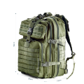 50L Tactical Backpack Camo Mountaineering Bag