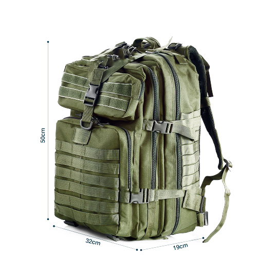 Mochila táctica de 50L Camo verde