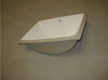 Undermount Ceramic Sink,Bathroom Wash Basin for Vanity Top
