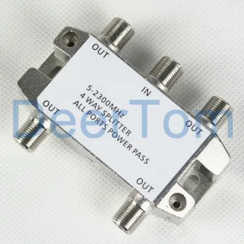4 ways CATV Power Splitter 0-1000MHz