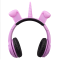 LED colourful lighting headphone free sample headphones