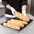 Black Mesh Baguette Tray Acuan untuk Baking Roti