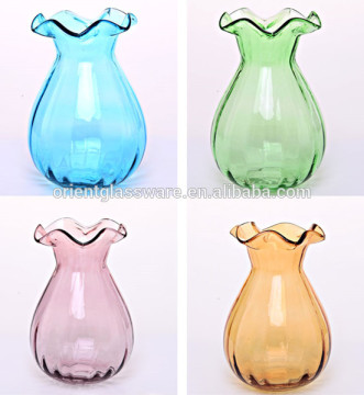 Wholesale machine made cheap colored glass vases                        
                                                Quality Choice