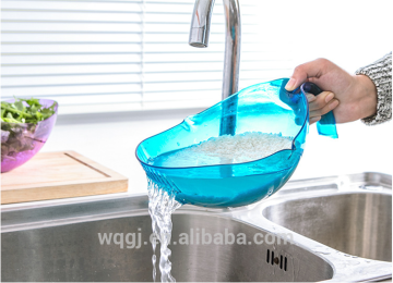 Fruits and Vegetables Plastic Drain Baskets With Dandle Draining Basket