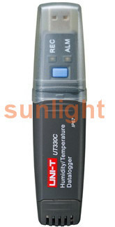 USB Temperature/Humidity/Air Pressure Datalogger, 60000 Datalogger UT330C