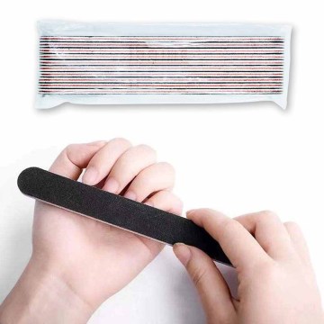 Benutzerdefinierte doppelseitige schwarze Nageldateien 80/80 - Hochwertige professionelle Nagelanmeldung