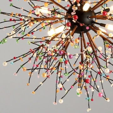 Nordic Pendant Light SK-2831 colorful beaded dandelion decorative chandelier Factory