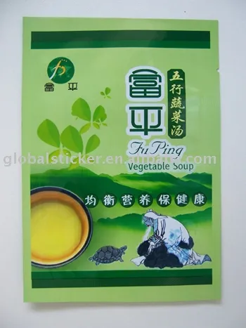 standing zip lock bag