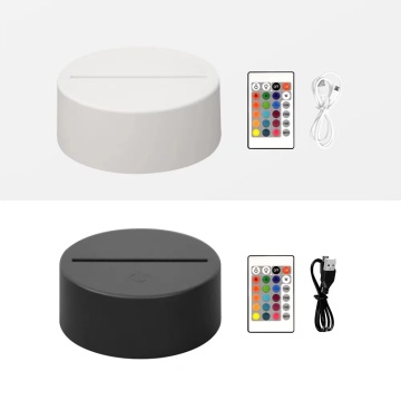 Switch tactile 3d Illusion LED acrylique lampe Base: solution d'éclairage innovante