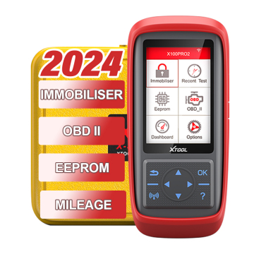 Xtool X100 Pro2: Auto Key Programmer & OBD2 Scanner for ECM & Immobilizer Reset with EEPROM Adapter