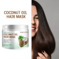 Aceite de coco Cabello para el cabello de licencia -En acondicionador crema