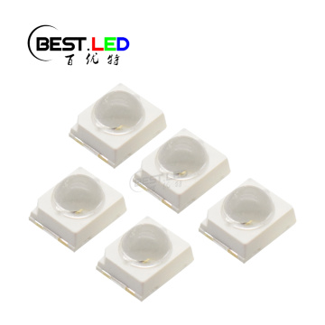 LED สีแดงเข้ม 660nm Dome Lens 60 ma