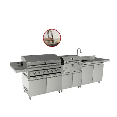 Made in China BBQ Grills Stainless Steel Modular Kitchen Cabinet