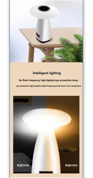 Smart Desk Light Natural Light Time Display