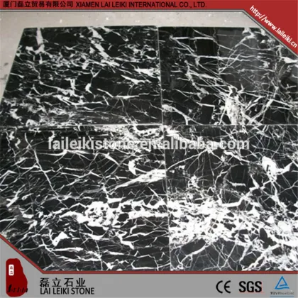 The most popular polished marble black china floor tiles china floor tiles