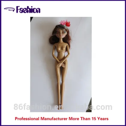Custom fashion plastic 12 inch barbie doll for girls