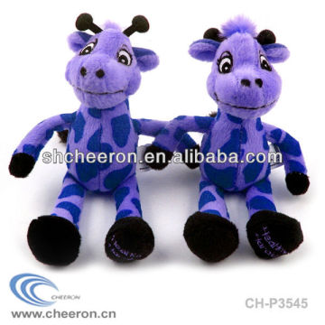 Stuffed animal/ blue giraffe plush toy