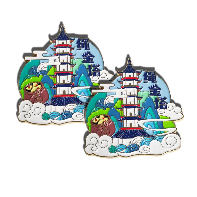 custom metal fridge magnet