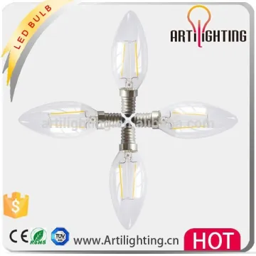 high wattage led filament candle bulb