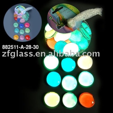 glass luminous marble;glass stone;glass decoration