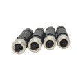 M8 3 Pin Straight Female Connector Field wireable