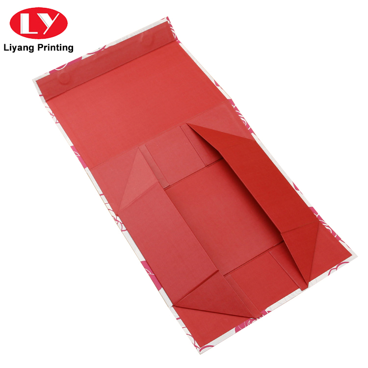 صندوق تخزين مغناطيسي مصنوع يدويًا من الورق المقوى مع غطاء