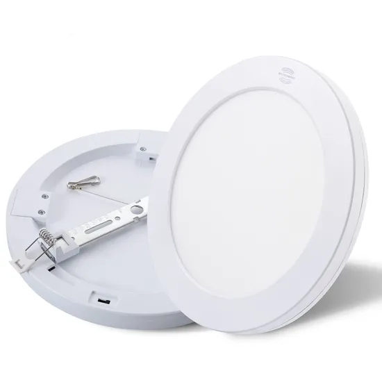 18w Adjustable Round LED Panel Light with Motion Sensor and Cut Hole