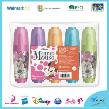 Minnie Mouse 5 Piece Mini Highlighter