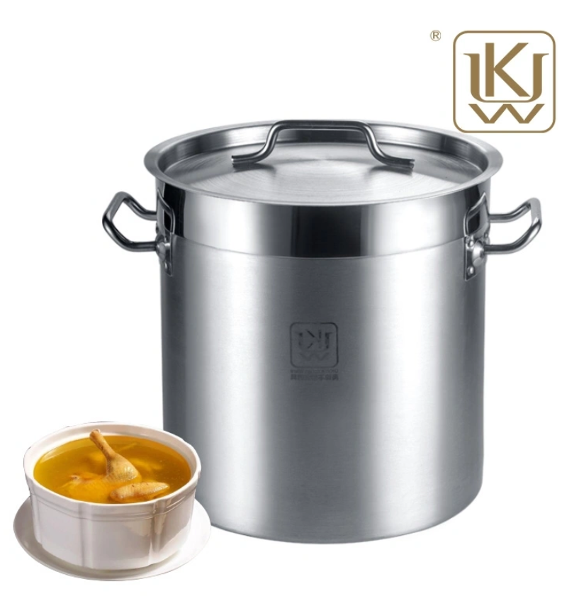 Stainless steel soup pot for catering industry