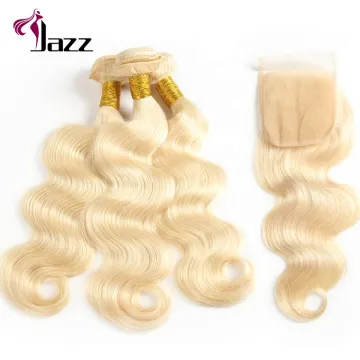 raw cambodian hair loose curl silk base top lace closure blonde 3b 3c 5x5, #613 hair large silk top lace closure 6x6