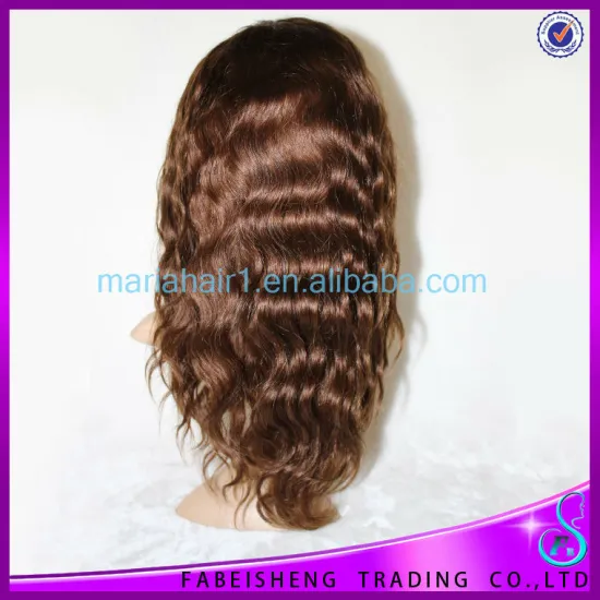 New style 100% human hair glueless silk top full lace wigs