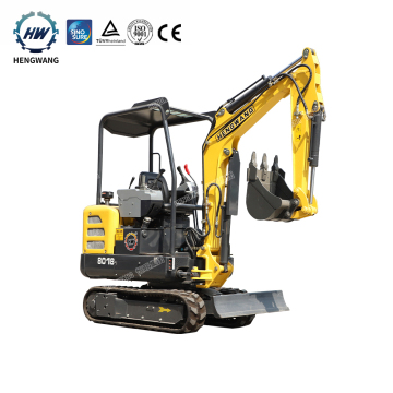 1 Ton Hydraulic Mini Excavator with Digger Hammer and Diesel Engine