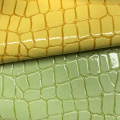 Pu Leather for Shoes and Bags traditional design of crocodile for shoes and bags Manufactory