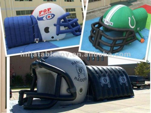 inflatable helmet tunnel/Inflatable helmet /inflatable sport tunnel