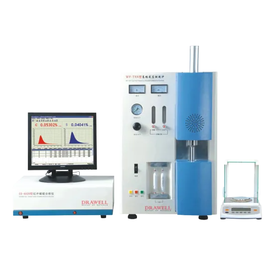 DW-CS-8820 Metal Analyzer: Infrared Carbon & Sulfur Analyzer Laboratory Equipment