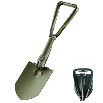 Folding Mini D Handle Multi-Function Survival Shovel for Outdoor Camping