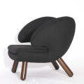 Finn Juhl Leder Pelican Lounge Stuhl