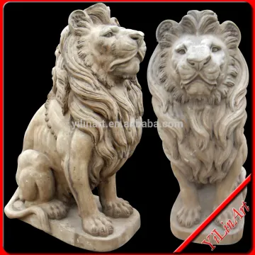Antique Stone Carving Lion(YL-Z026)