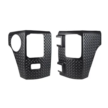 Black Diamond Rear Corner Guards - Car Body Kits JK Tail Light Wrap Angle Decoration for 2007-2018 Jeep Wrangler JK