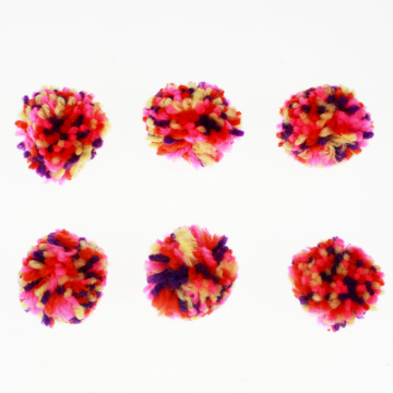 Multi-color Craft accessory pompom ball