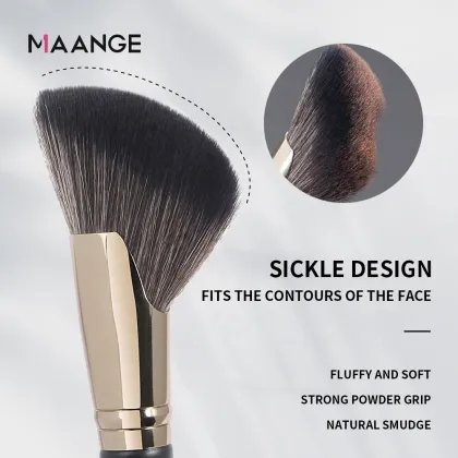 Hot Selling Contouring Brush: Large Angled Sickle Shape for Blush and Contour
