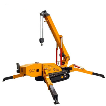 CE Certified Hydraulic Telescopic Boom Diesel Engine Drive Spider Crawler Crane