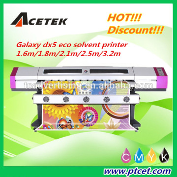 1440dpi dx7 heads Galaxy UD181LC wide format printer for stickers