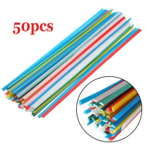 50pcs PP/PVC Welding Rod Colorful Plastic Welding Rods Bumper Repair Welder Sticks White /Green /Blue /Yellow /Red