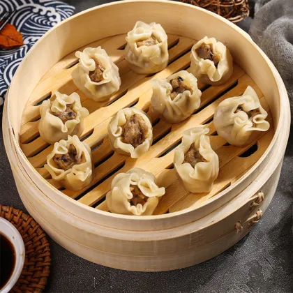 Handmade Fresh Pork and Mushroom Artisanal Shaomai