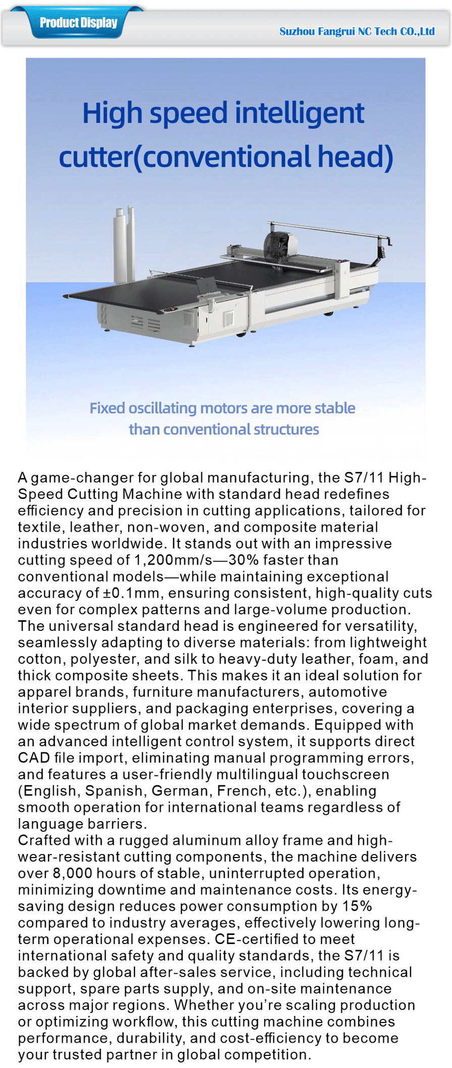High-speed Cutting Machine - Standard Head - Standard Speed Type-xiangqing1-FR002