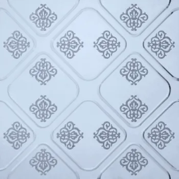 2014 new design pattern random size long strip white glass mosaic tile